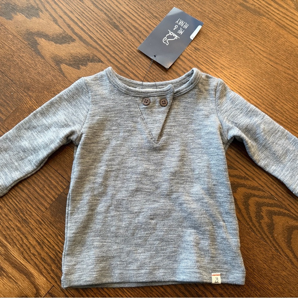 NWT Brayden Slub Top (Grey)